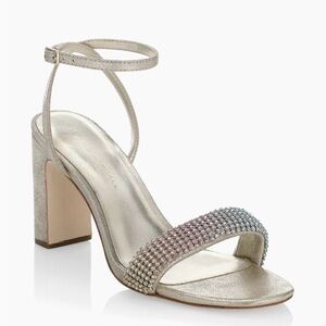 Loeffler Randall | Shay Rhinestone Sandals | Nearly Perfect Condition